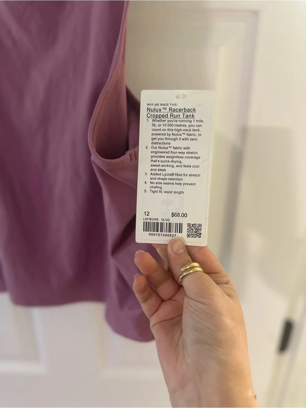 lululemon athletica Dusty Mauve Racerback Tank - Picture 4 of 5
